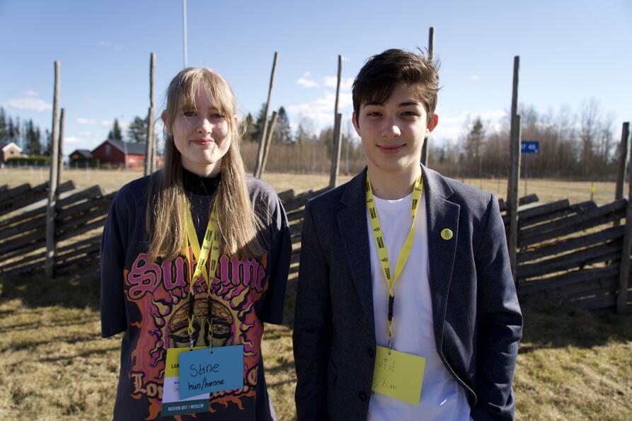 Stine and David Youth Council leaders