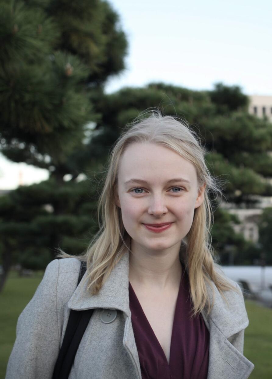 Foto av Johanne, leder av studentrådet